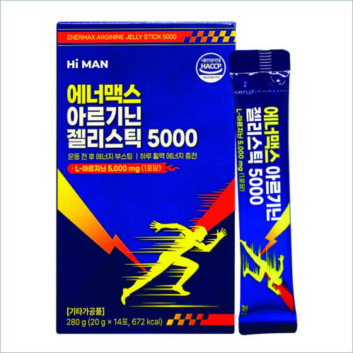 하이맨_에너맥스_아르기닌_젤리스틱_5000